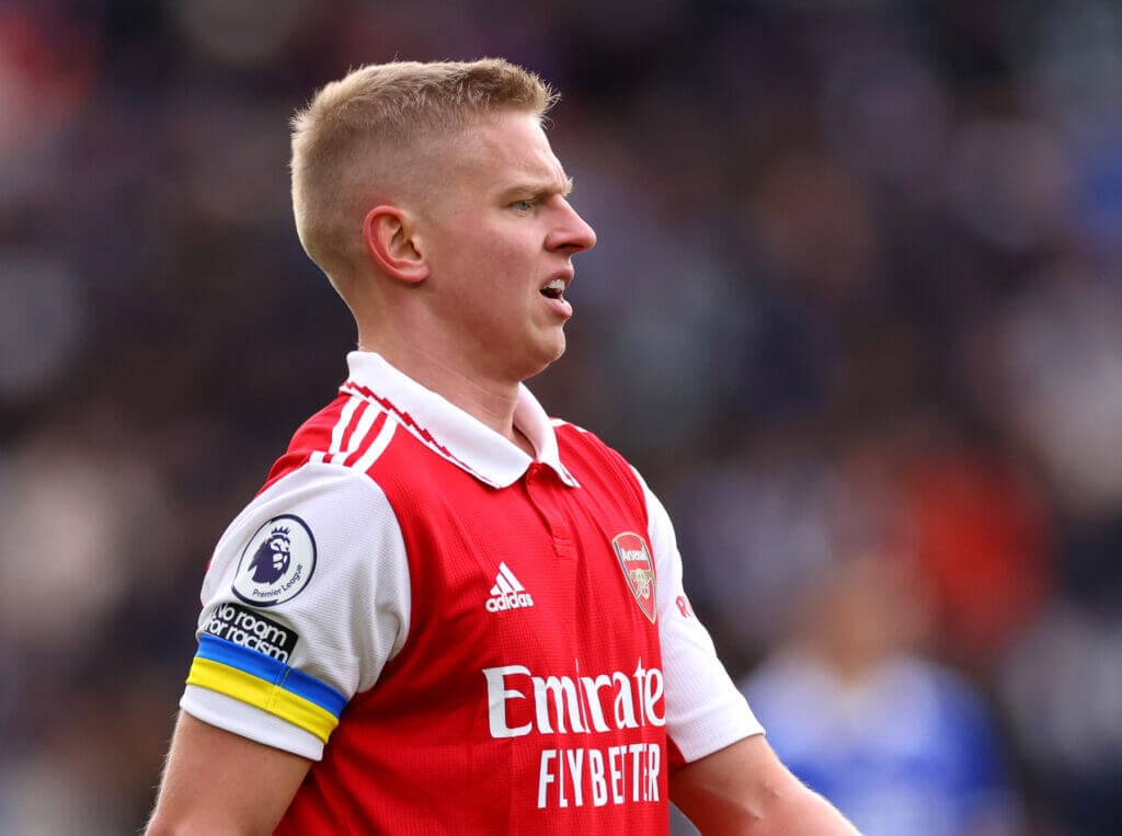 Zinchenko. The Athletic