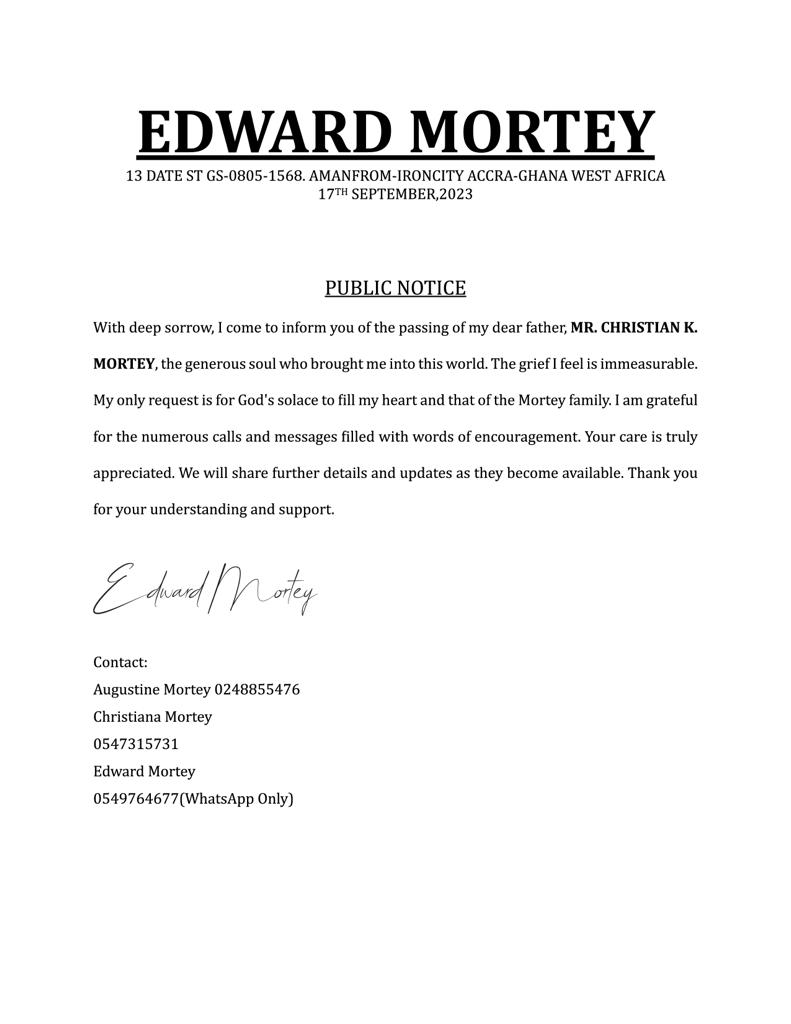 Edward Mortey