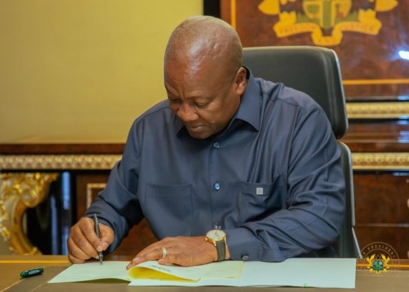 President Mahama assents repeal of COVID-19 Levy