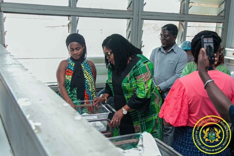 Gender Minister oversees safe discharge of baby stolen from Mamprobi Hospital
