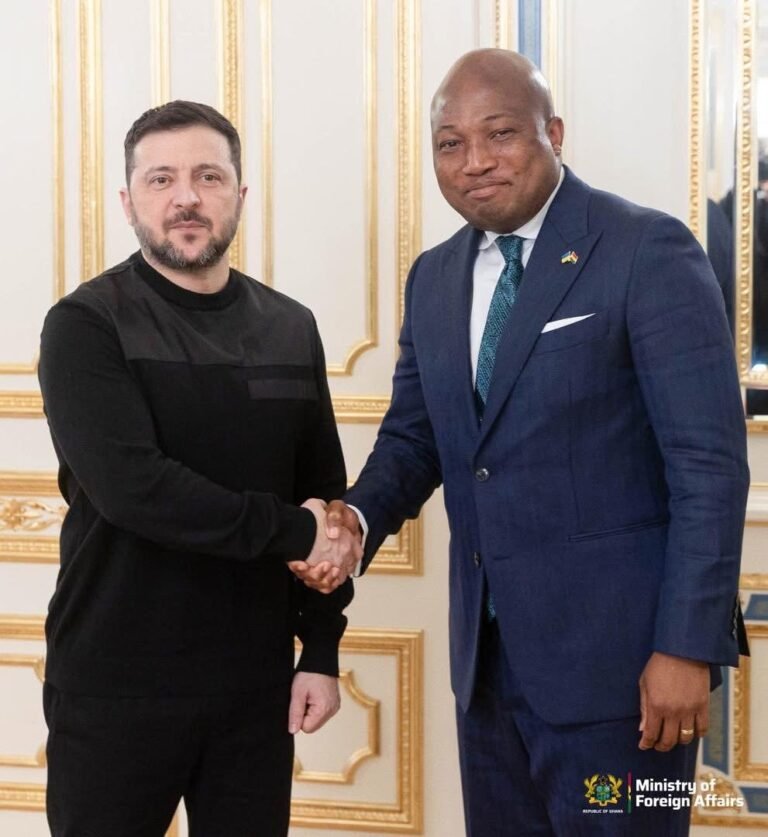 Ablakwa meets Ukraine’s Zelenskyy to discuss Ghanaian prisoners of war