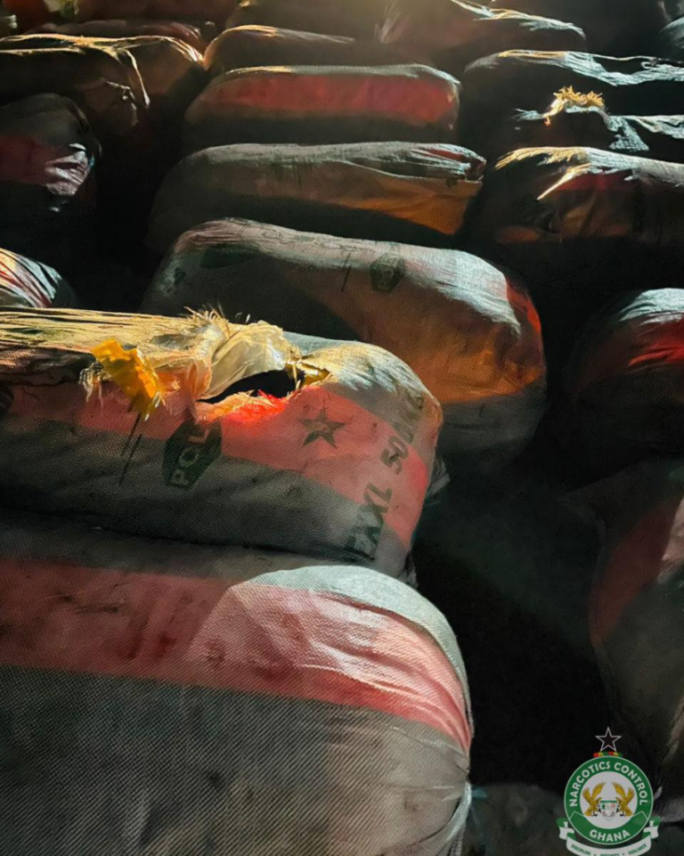 Ghana Navy seizes 37 sacks of suspected cannabis near Ada