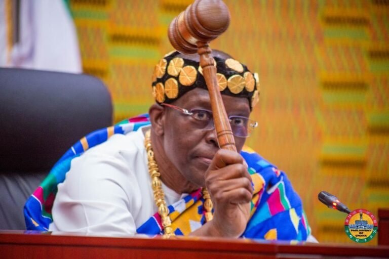 Speaker declines Minority’s motion for Parliament to investigate BoG for sale of gold reserves
