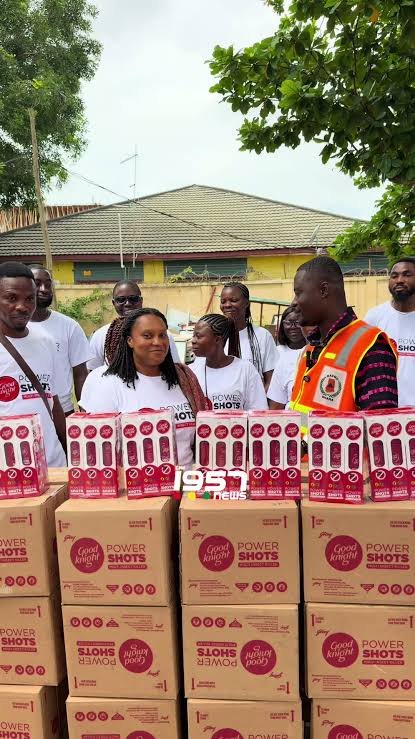 Godrej Ghana donates 250 boxes of insecticide to Tema West NADMO to aid flood victims