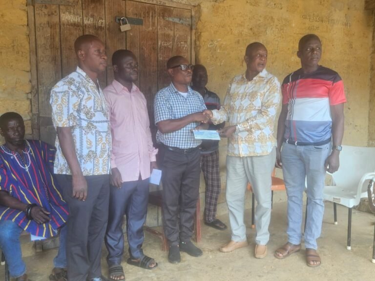 Ralph Poku-Adusei supports three Bekwai communities with development interventions