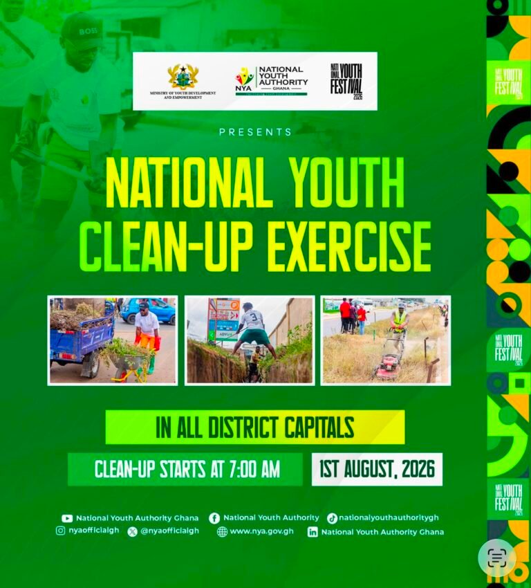 NYA CEO Osman Ayariga announces nationwide Youth Clean-Up Exercise Festival on August 1