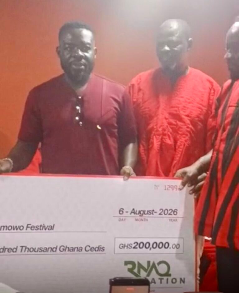 RNAQ announces Ga Scholarship Fund During Homowo visit to Ga Mantse