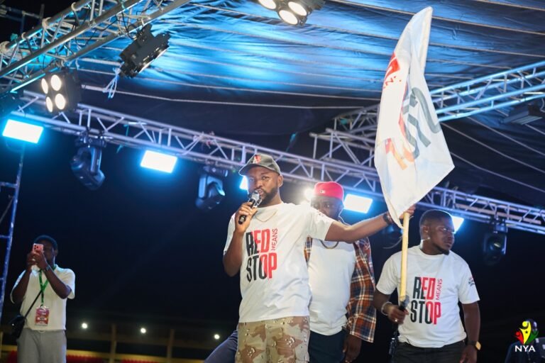 NYA CEO Osman Ayariga rallies youth against drug abuse at ‘Red Means Stop’ campaign