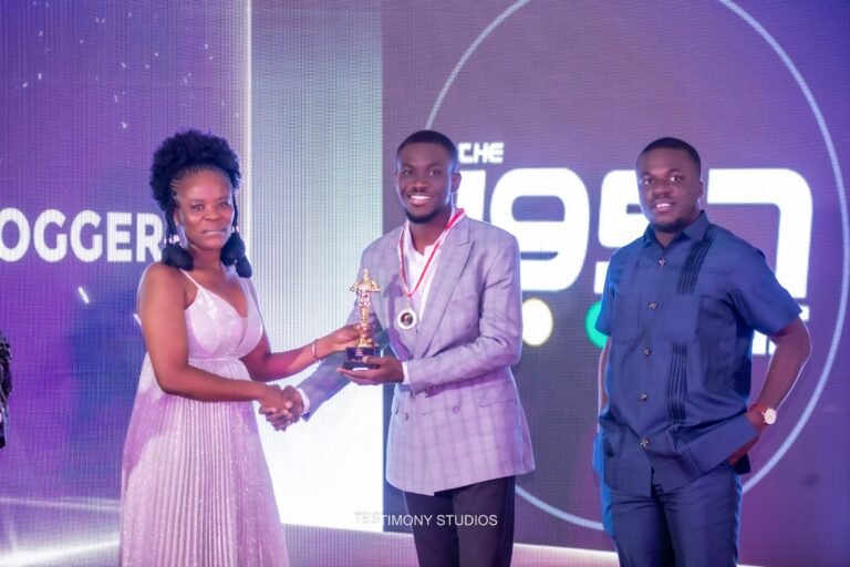 The1957News wins “Best Blogger of the Year” at 7th Ghana Arts and Entertainment Awards