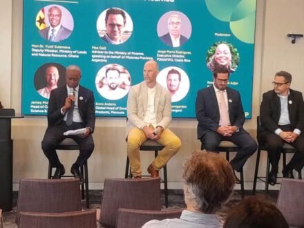Yusif Sulemana pushes community benefits, national systems in Global Forest Finance Debate