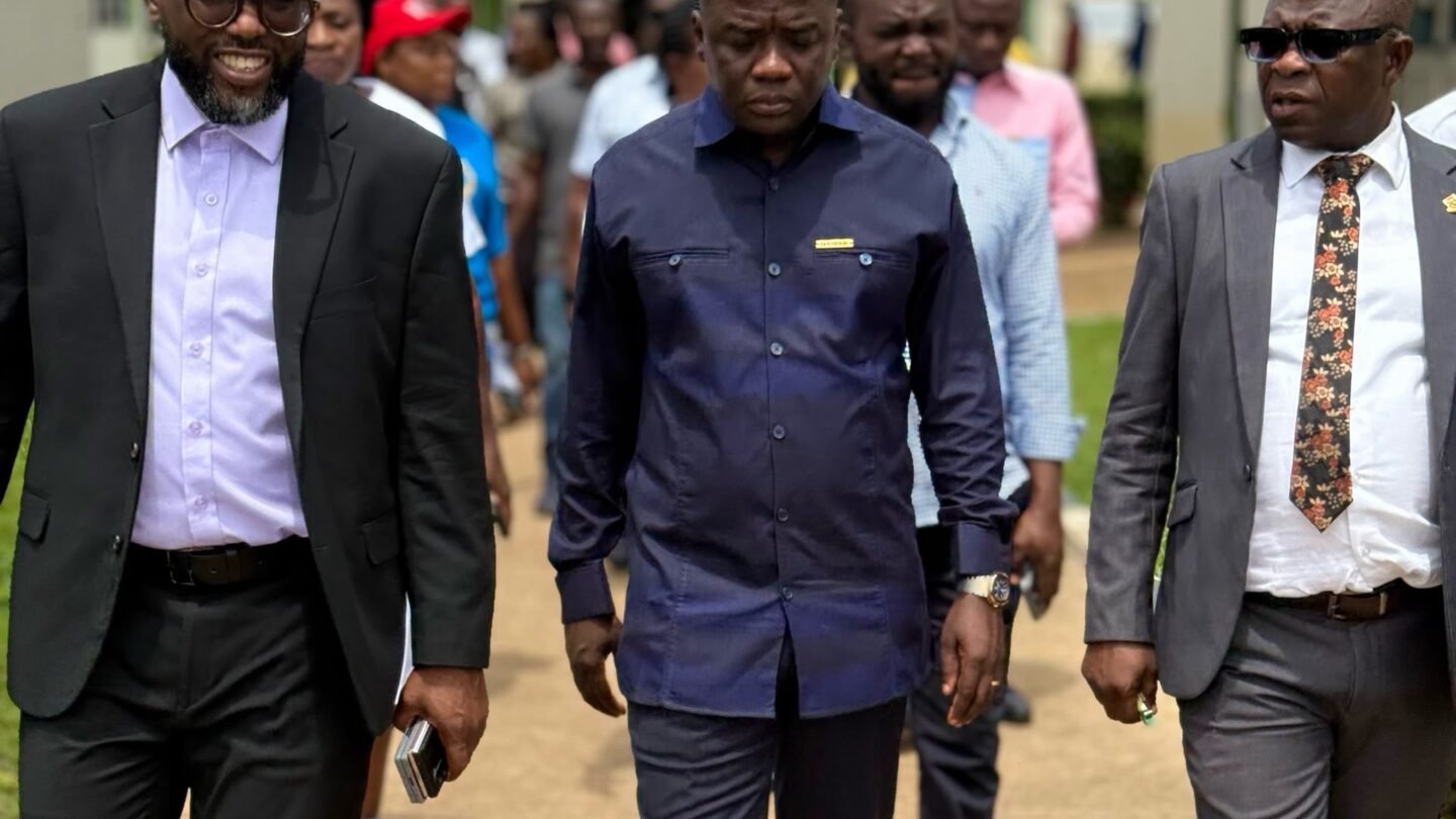 Bekwai MP visits municipal hospital, inspects progress of work on KNUST Medical School project