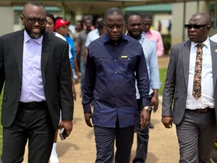 Bekwai MP visits municipal hospital, inspects progress of work on KNUST Medical School project