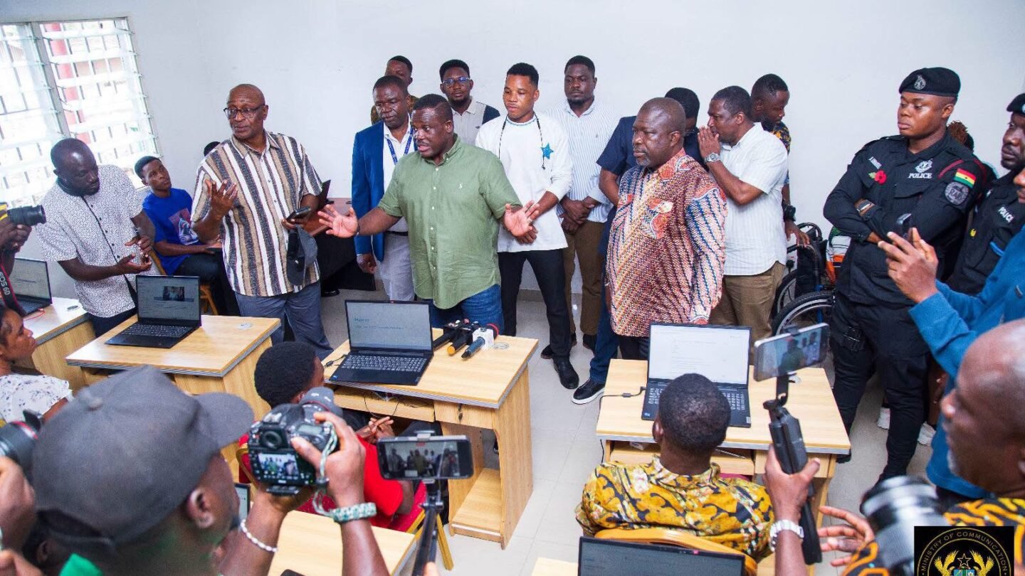 Sam George tours Volta Region, reviews rural connectivity, digital skills centers