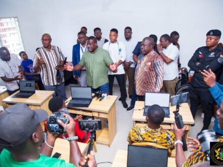 Sam George tours Volta Region, reviews rural connectivity, digital skills centers