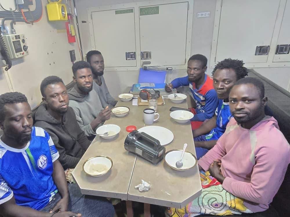 Seven Ghanaian fishermen found in Benin waters after 12 days missing