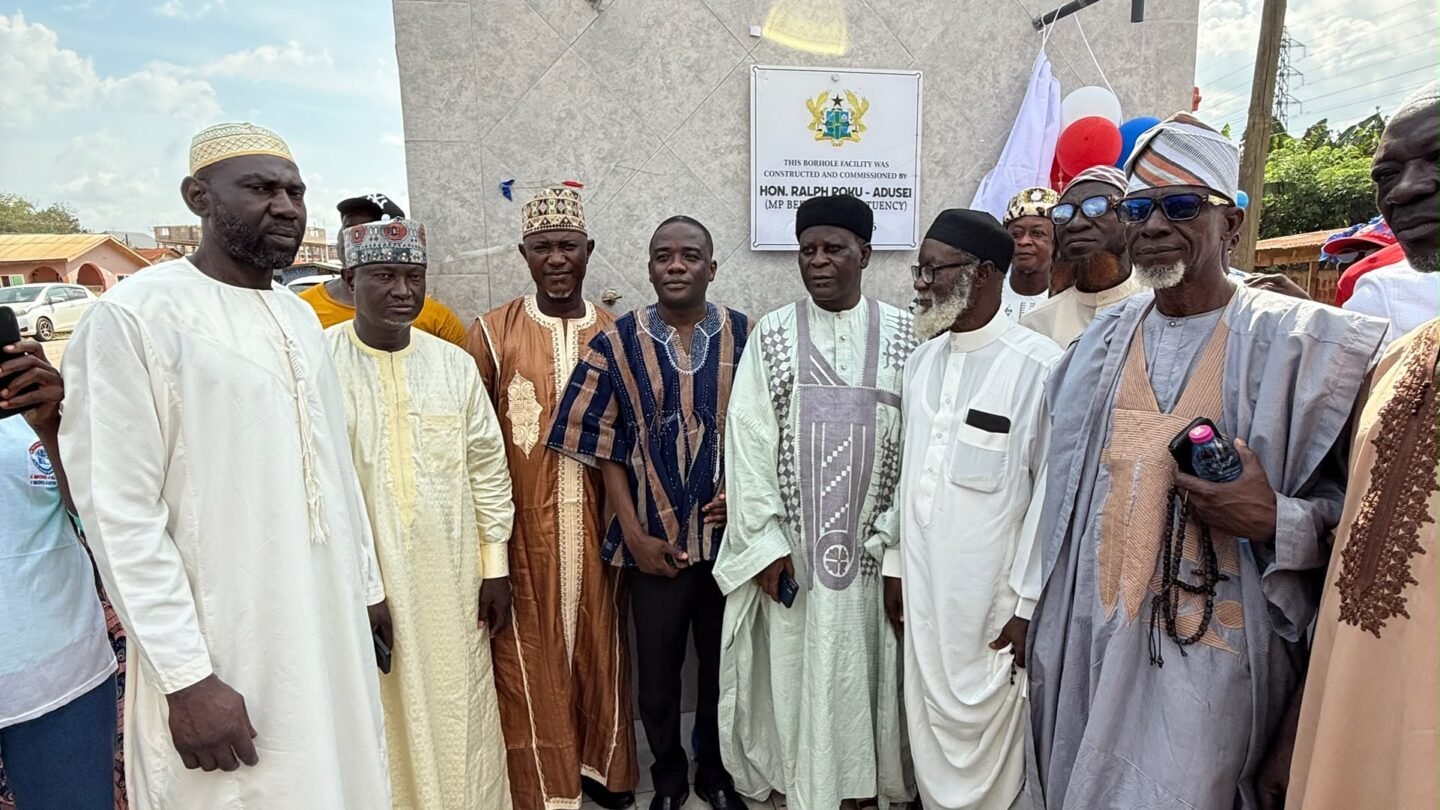 Bekwai MP commissions new mechanised borehole for Zongo community