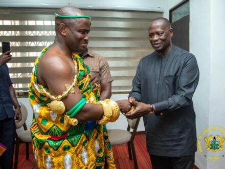 Nzema Chiefs Honour Lands Minister, Calls for Sustainable Revival of Adamus Resources